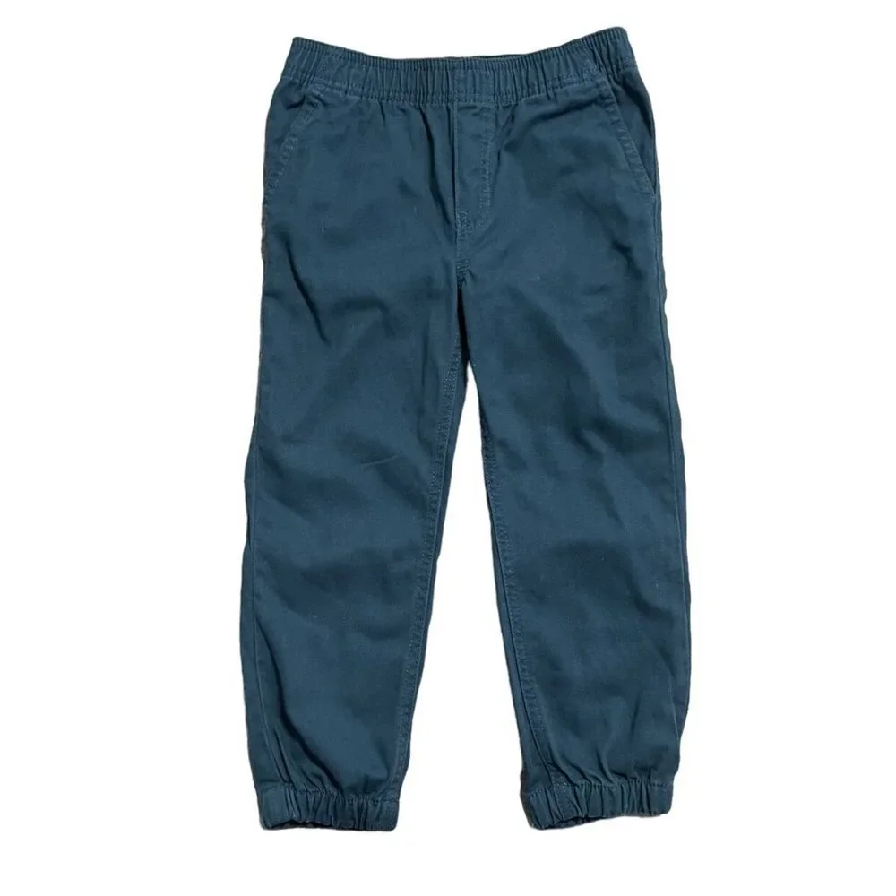 Nautica 4T Sailboat Button Down Shirt & Jogger Pants Set